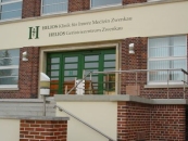 Helios Klinik, Abdichtungsarbeiten im Eingangsbereich